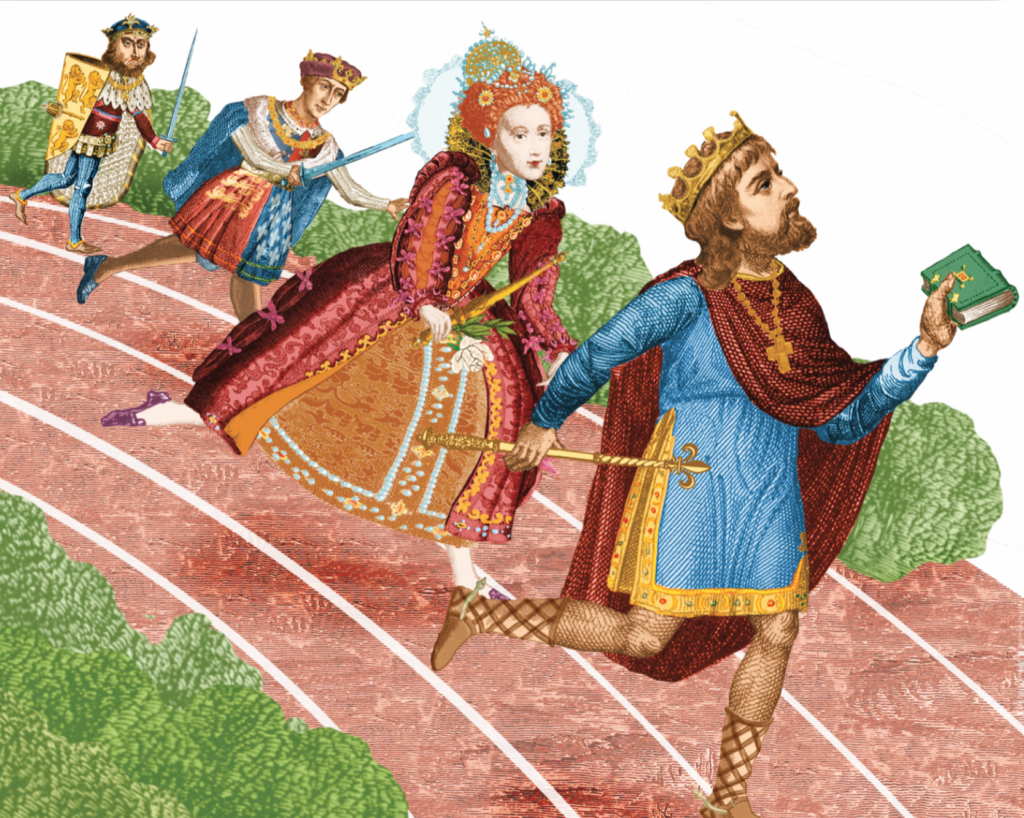 illustration by Femillustration - Race for Best British Monarch - BBC History