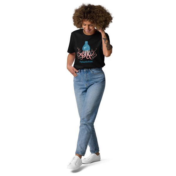 Bottle Octopus #plasticfree unisex Tee by Femillustration