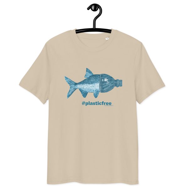 #Plasticfree Bottlefish unisex organic tee by femillustration