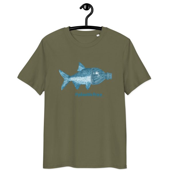 #Plasticfree Bottlefish unisex organic tee by femillustration