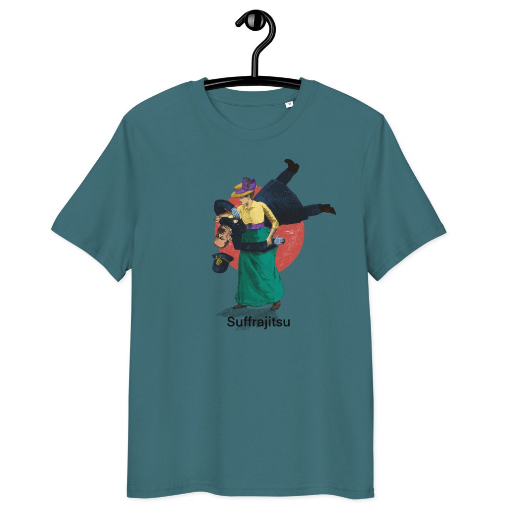 Suffrajitsu - Unisex Tee, illustrated by Femke de Jong