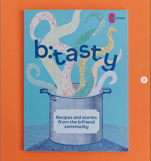 B:Tasty - B:Friend Cook Book Cover illustration by Femillustration